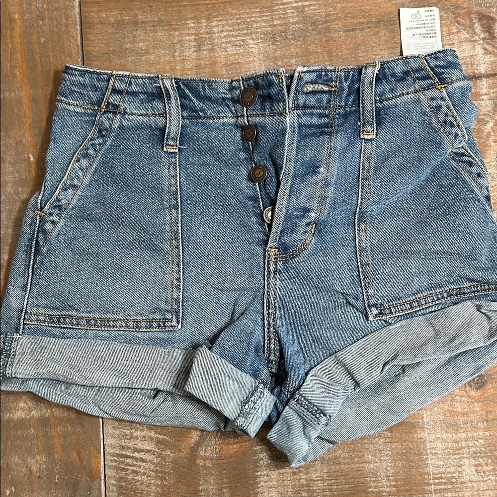 Hollister Vintage Stretch Denim Shorts